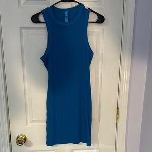 SKIMS NEW, NEVER WORN Sleeveless Blue Women's DRESS (LARGE)